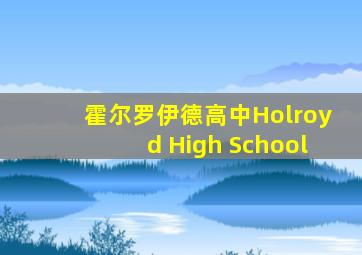 霍尔罗伊德高中Holroyd High School